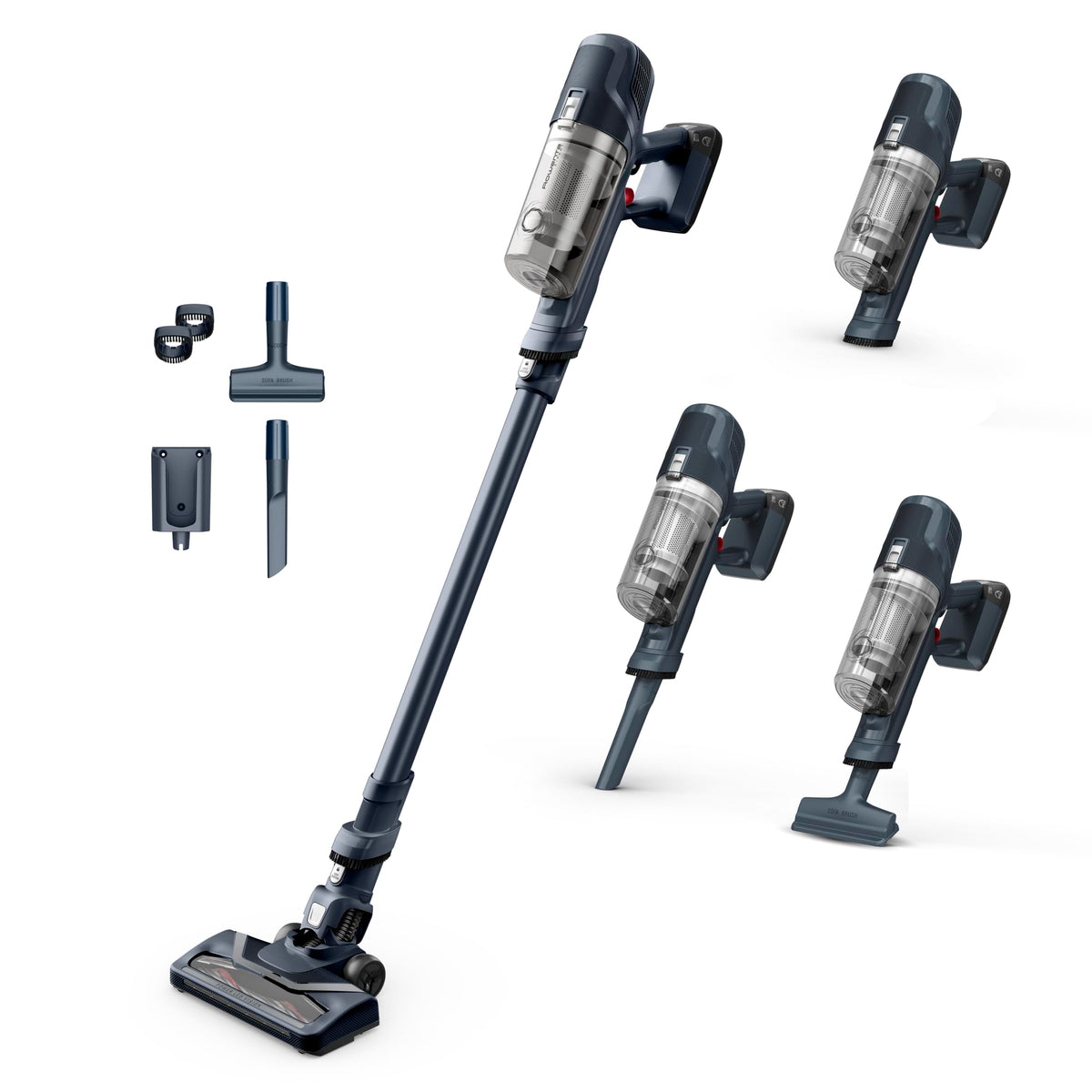 Rowenta X-Pert 6.60 Akku-Stabstaubsauger RH6831EO, schwarz, mit LED-Bürstenkopf