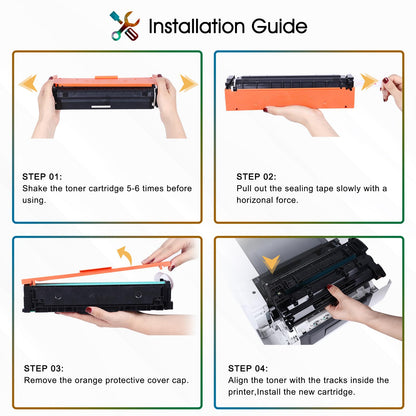 Cool Toner 131X 131A Toner kompatibel für HP LaserJet, 4er-Pack