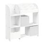 SONGMICS Bücherregal Kinder GKR042W01 - Wolkenweiss, 2 Boxen. Wolkenweisses Rechteckregal mit zwei Boxen organisiert Kinderbücher und Spielzeug.