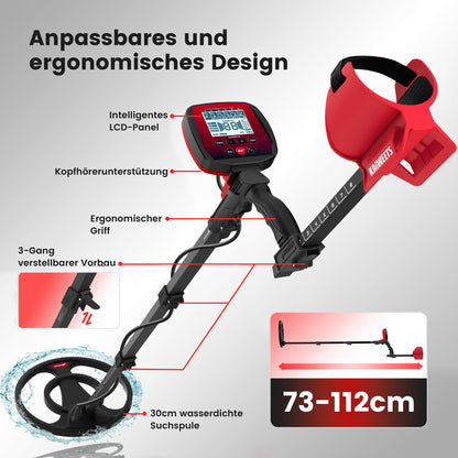 KAIWEETS Metalldetektor 2025 - IP68 Pinpointer Set