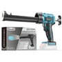 Uaoaii Akku-Kartuschenpistole 18V 300ml Makita-kompatibel ohne Akku. Blau-schwarz. Kabelloses Auspressen von Dichtstoffen.