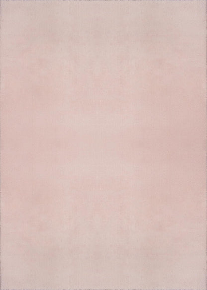 the carpet Relax Kurzflor Teppich Felloptik Blush 140 x 200 cm