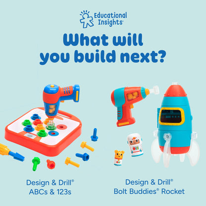 Educational Insights Design & Drill Baueimer Konstruktionsspielzeug