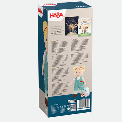 HABA Carmushka Puppe Tilli – Stoffpuppe 30 cm, ab 18 Monaten