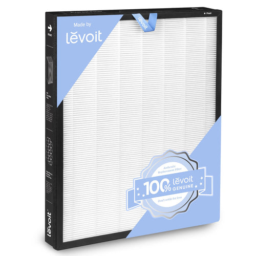 LEVOIT Vital 200S Original HEPA Ersatzfilter - Vital 200S-RF. Weißer, rechteckiger Filter. Entfernt 99,97% der Partikel < 0,3µm.