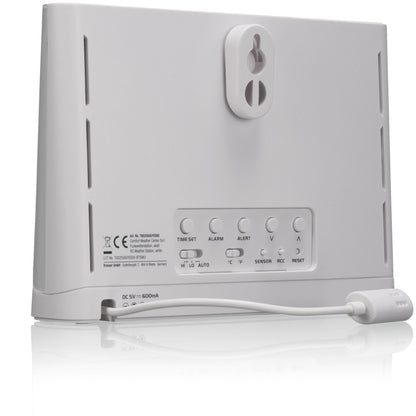 Bresser 5-in-1 Comfort Wetter Center Funk-Wetterstation, weiss