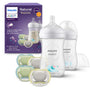 Philips Avent Natural Response Geschenkset, 2 Flaschen + 4 Schnuller zum Füttern und Beruhigen von Babys