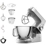 Kenwood Titanium Chef Baker KVC85.004SI Küchenmaschine Waage Silber. Silberne Küchenmaschine mit integrierter Waage. Knetet, rührt & schlägt Teig.