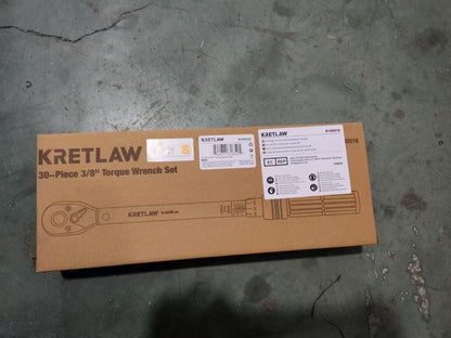 KRETLAW Drehmomentschlüssel Set 3/8 Zoll 5-60 Nm, 30-tlg.