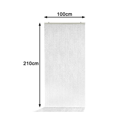 Kobolo Perlenvorhang Diamonds transparent 100x210cm Türvorhang