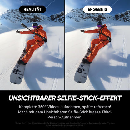 Insta360 X5 Must-Have-Bundle – 8K 360° Action Cam, wasserdicht