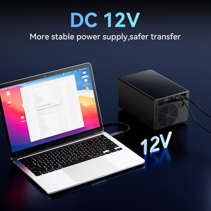 SwissTech 3 Bay HDD/SSD Gehäuse USB 3.0 - Alu für 2.5"/3.5" Laufwerke