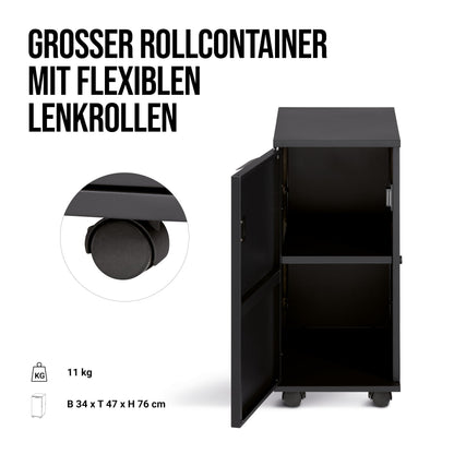 Enders Modularer Trolley für Gasgrill Monroe Pro & Colorado, schwarz
