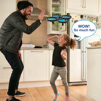 Loolinn Drone X26 Mini-Drohne für Kinder mit Antikollisionstechnologie