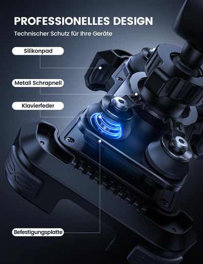 Lamicall Handyhalterung für Motorrad & Fahrrad, vibrationsgedämpft