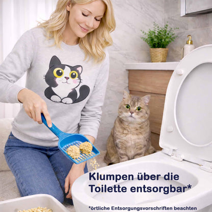 GreenCat Naturklumpstreu Katzenstreu 8 x 12 L (96 L)