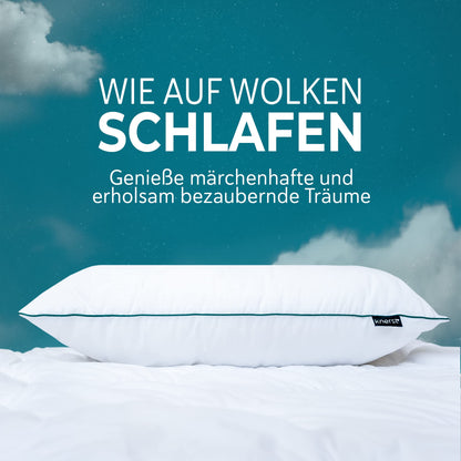 KNERST® Traumkissen Kopfkissen 40x80 cm – im 2er Set