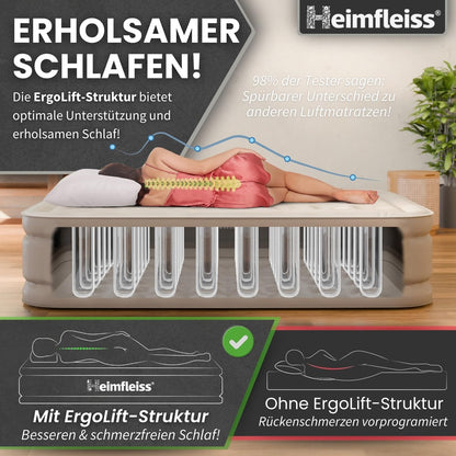 Heimfleiss Luftbett 2 Personen, selbstaufblasend, 150x200 cm