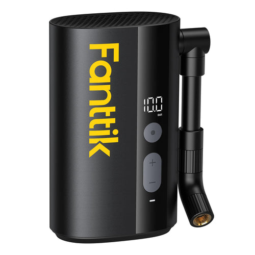 Fanttik X9 Ace Mini Fahrradpumpe Akku Kompressor 10,3 Bar, elektrische Luftpumpe mit drehbarem Schlauch