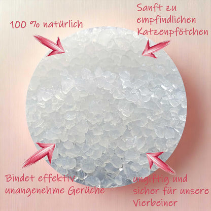 Catclin Magic Silikat Katzenstreu, staubarm, 32 l (4 x 8 l)