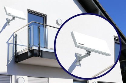 HUMAX Flat H39D2 SAT Flachantenne für 2 Teilnehmer Weiss