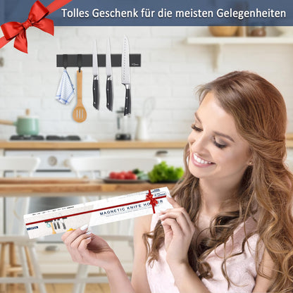 Dmore Magnetleiste Messer 59 cm, magnetischer Messerhalter schwarz