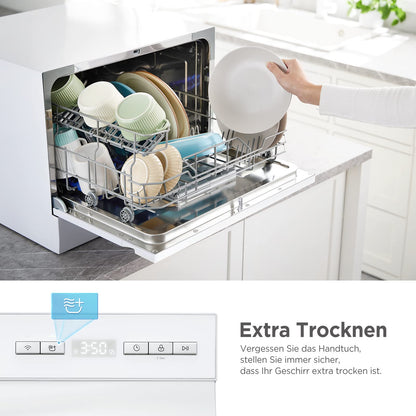 Midea Mini Geschirrspüler Tischgerät - 6 Massgedecke 2024