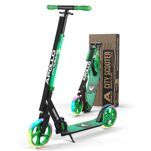 Apollo Phantom Pro City Scooter Tretroller – Faltbarer Tretroller mit XXL-Rädern für urbane Mobilität und Pendelfahrten.