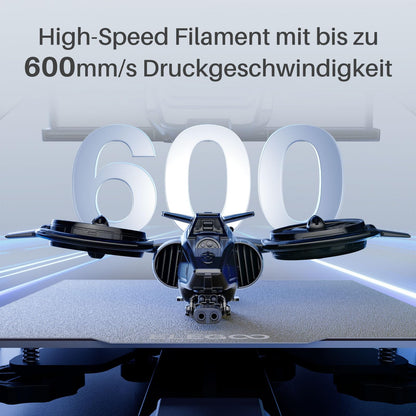 ELEGOO High Speed PLA+ Filament 1.75 mm Schwarz 4 kg