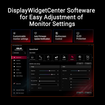 ASUS ROG Swift OLED PG27UCDM Gaming Monitor 27 Zoll 4K 240Hz