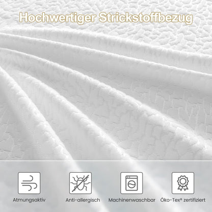 BedStory Gel-Matratzentopper 180x200 cm, 7,5 cm, zwei Härtegrade