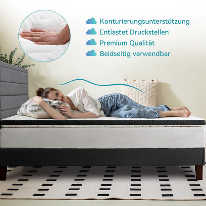 Amazon Basics Comfort Memoryschaum Matratzenauflage - Plüsch 180x200cm