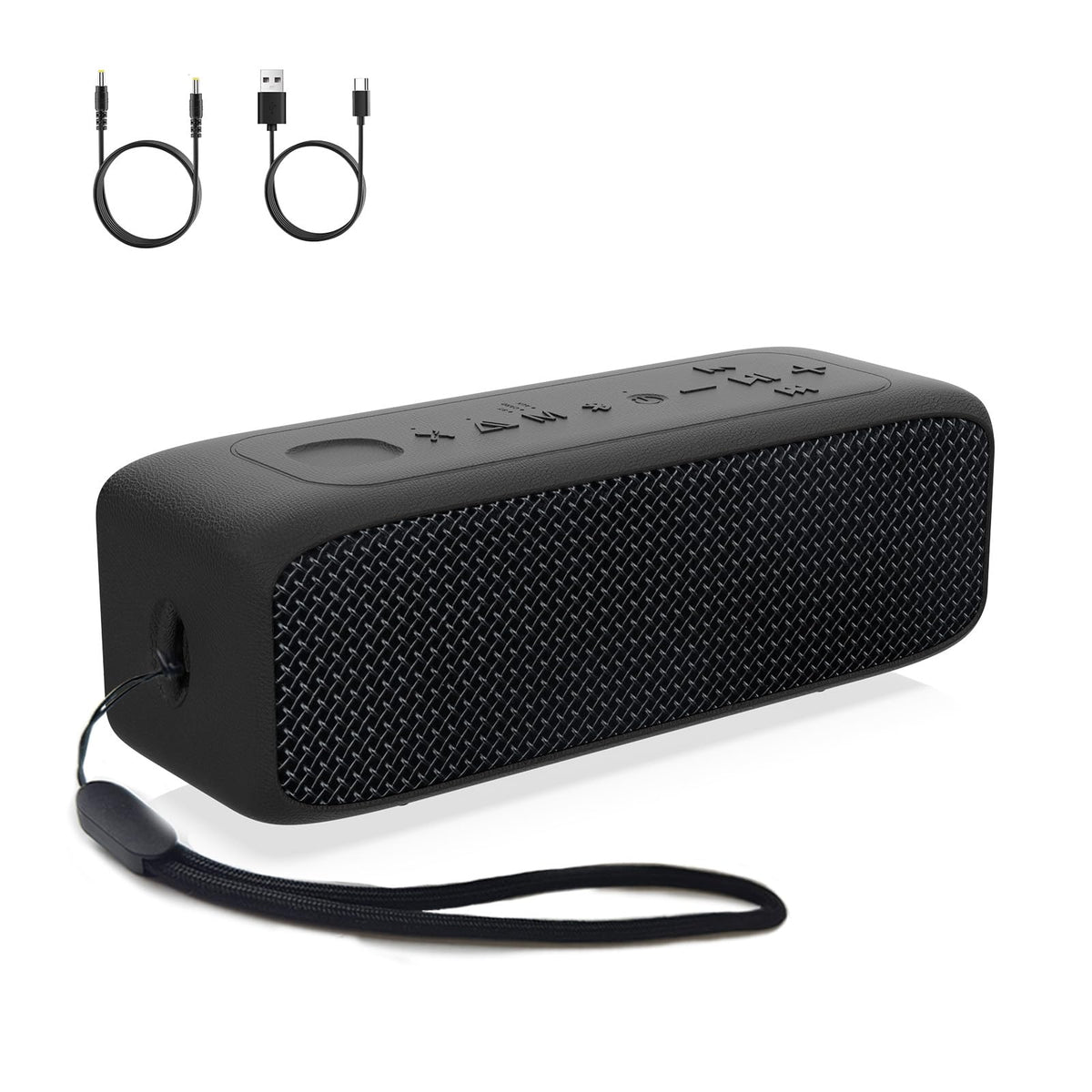 JUOVI J6311 Bluetooth Lautsprecher 20W, IP68 wasserdicht, 24h Akku – tragbarer Lautsprecher mit Freisprechfunktion