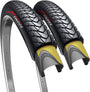 Fincci Gravel Fahrradreifen 700x35c, 37-622, 2er-Set mit Pannenschutz – Faltreifenpaar für Strasse und Schotter