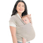KeaBabies Babytragetuch ergonomisch ab Geburt, Stone Gray – elastisches Wickeltuch zum Tragen von Babys und Kleinkindern