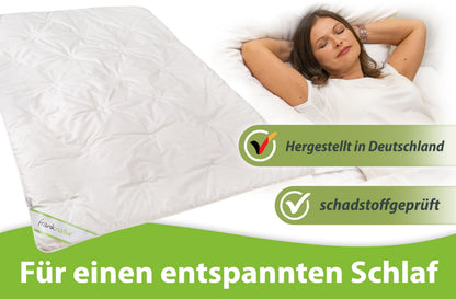 franknatur Ganzjahresdecke Lyocell Tencel Bettdecke 135x200