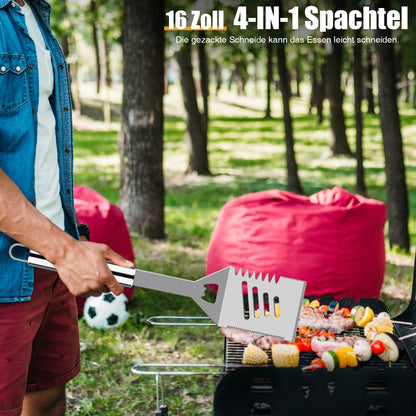 Grilliance Grillbesteck Set 26-teilig aus Edelstahl mit Koffer