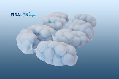 FIBALON Flocking Rope Polymerfaserfilter für Sandfilteranlagen 8 Netze