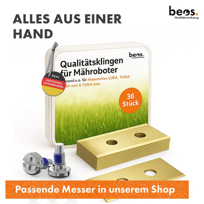 BEOS Mähroboter-Messerscheibe für Mammotion YUKA mini, 7 Klingen