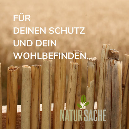 Natursache Schilfrohrmatte Sichtschutz 1 x 6 m für Balkon und Garten