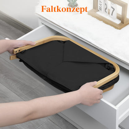 Lifewit Pfandflaschen Sammelbehälter mit Deckel, 150 L, Schwarz