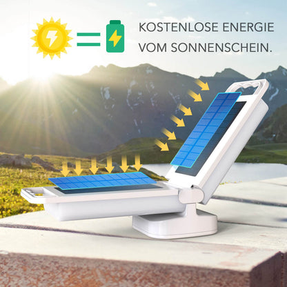 Lepwings LED Campinglampe Solar, dimmbar, 6000 mAh, IPX4