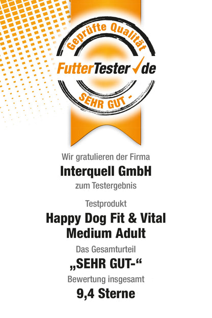 Happy Dog Supreme fit & vital Medium Adult Hunde-Trockenfutter 12 kg