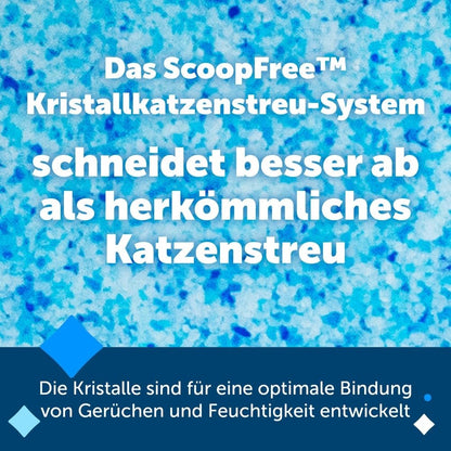 PetSafe ScoopFree Premium Kristall-Katzenstreu, blau, 2er-Pack