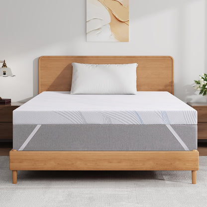 Sleremind Matratzen Topper 180x200 cm, 7 cm Gel-Memory-Schaum