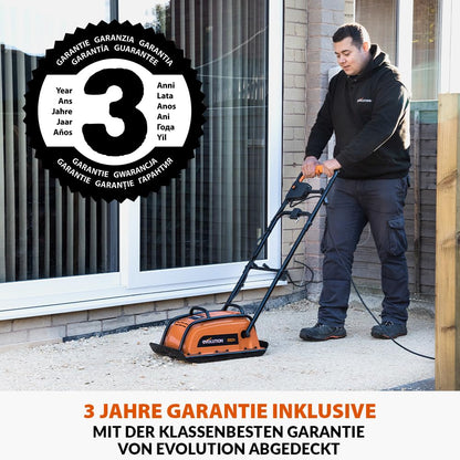 Evolution Power Tools H320-E Hulk Elektro-Rüttelplatte 230 V