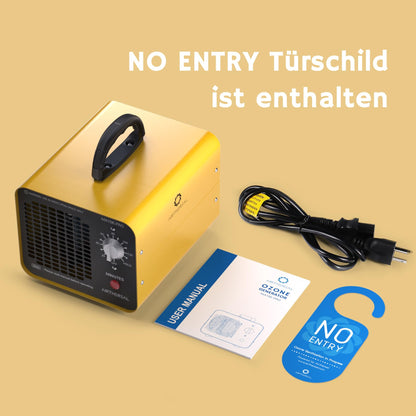 Airthereal MA10K-PRO Industrieller Ozongenerator Geruchsbeseitiger – Gelb