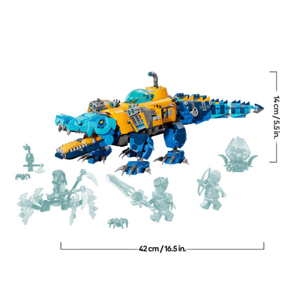 LEGO DREAMZzz 71512 Krokodil-U-Boot 2in1 Bauset mit Minifiguren