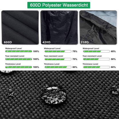 WELL GRILL Abdeckhaube für Gasgrills, 600D, 120 x 60 x 110 cm