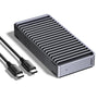 UGREEN 40Gbps USB4 M.2 NVMe SSD Gehäuse - Thunderbolt 4 kompatibel, schwarz, rechteckig. Für externe SSD-Daten.